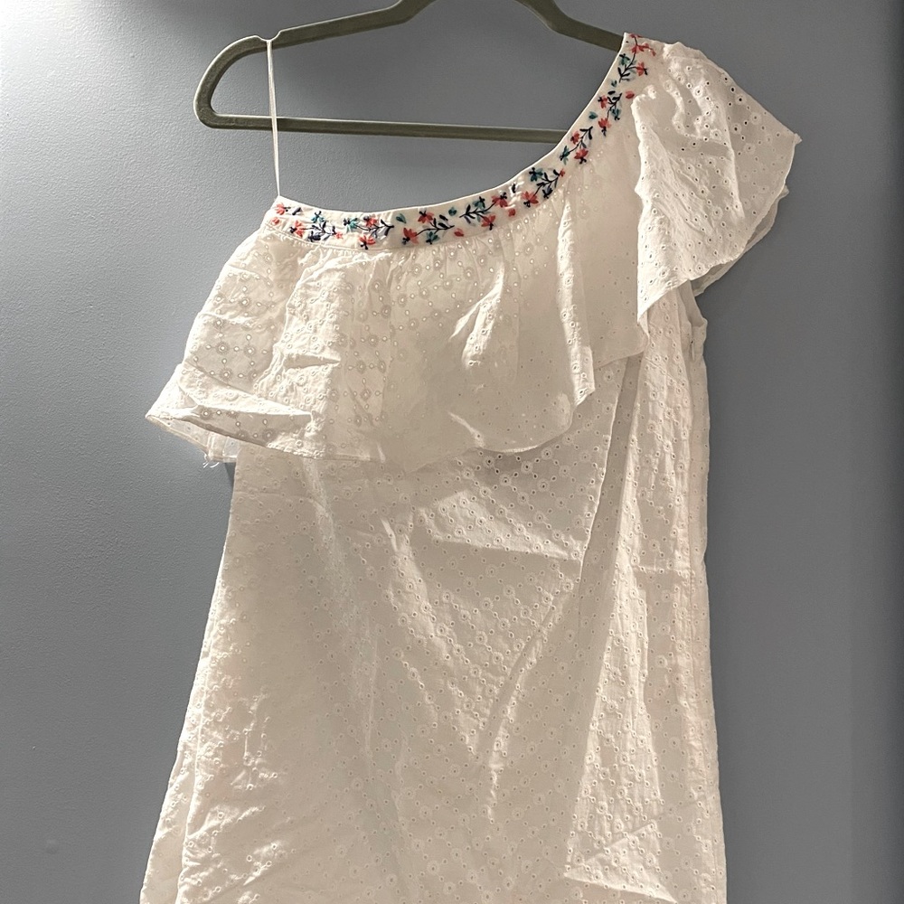 Highline Collective White Eyelet Mini